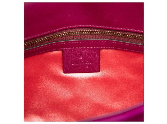 Borsa a tracolla Gucci Medium GG Marmont Matelasse in velluto viola Porpora - vista 5