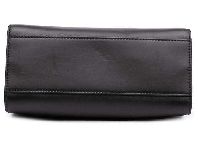 Borsa Gucci Mini Nappa Bamboo Web Nymphaea nera Nero - vista 3