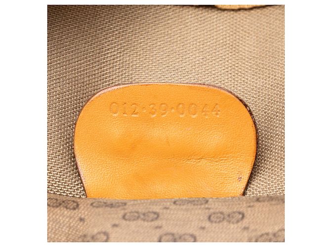 Borsa a tracolla Gucci Micro GG Supreme beige - vista 6