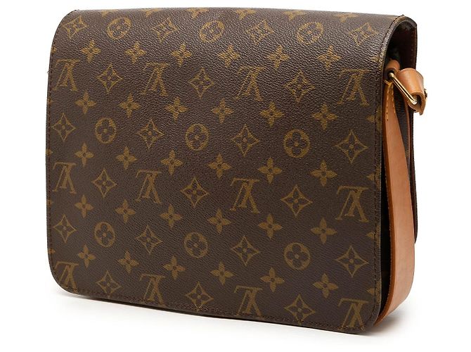 Borsa a tracolla Louis Vuitton Monogram Cartouchiere GM marrone - vista 2
