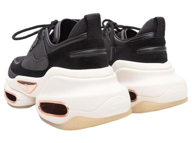 Sneakers basse Balmain B-bold bianco e nero Taglia 41 - vista 4