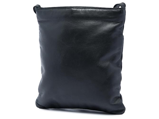 Borsa a tracolla in nappa nera LOEWE Nero - vista 2