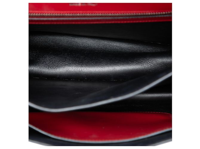 Borsa Prada City Elektra in vitello e Saffiano borchiata rossa Rosso - vista 4