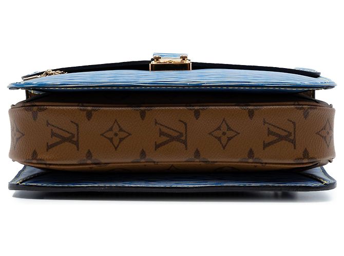 Pochette Metis in Epi Denim e Reverse Monogram blu Louis Vuitton - vista 3