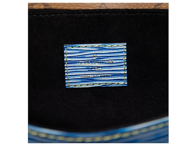 Pochette Metis in Epi Denim e Reverse Monogram blu Louis Vuitton - vista 5