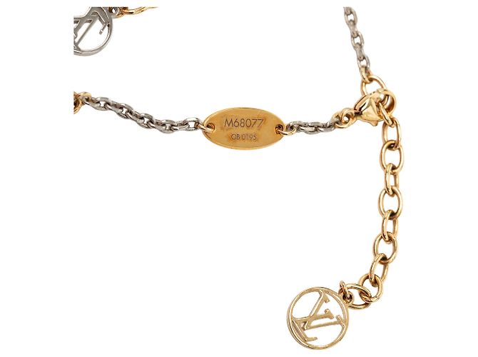 Bracciale Logomania in ottone placcato oro Louis Vuitton Gold D'oro - vista 5
