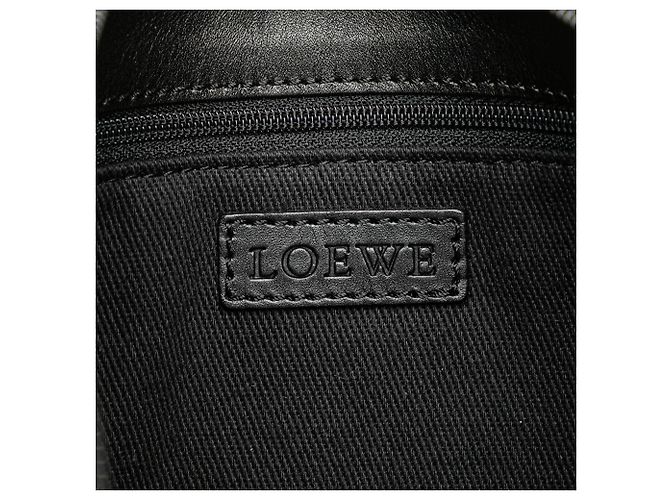 Borsa a tracolla in tela Anagram blu LOEWE - vista 5