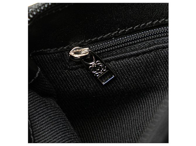 Borsa a tracolla in tela Anagram blu LOEWE - vista 7