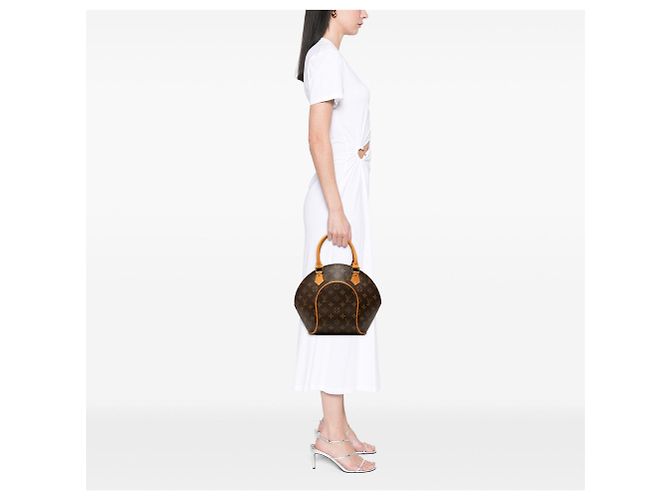 Borsa Louis Vuitton Monogram Ellipse PM Marrone - vista 6
