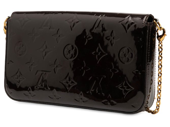 Pochette Félicie Borsa a tracolla Pochette Felicie Monogram Vernis viola Louis Vuitton Porpora - vista 2