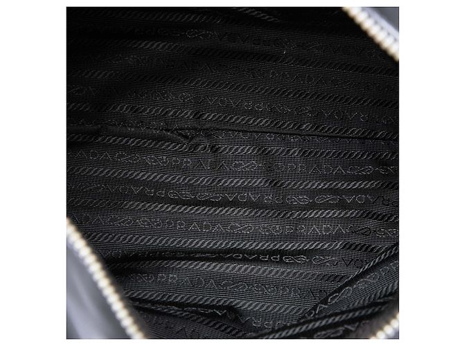 Borsa a tracolla Prada Tessuto Stampato Rose nera Nero - vista 4