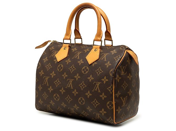 Borsa Boston Louis Vuitton Monogram Speedy 25 marrone - vista 2