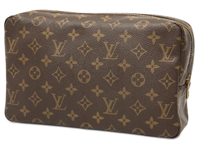 Pochette de toilette Louis Vuitton Monogram marron 28 Clutch Bag - vue 2