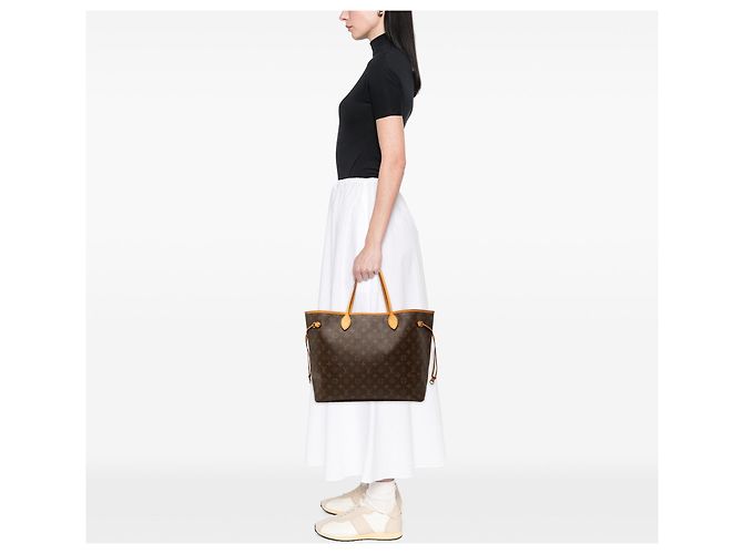Borsa Tote Louis Vuitton Monogram Neverfull GM marrone - vista 6