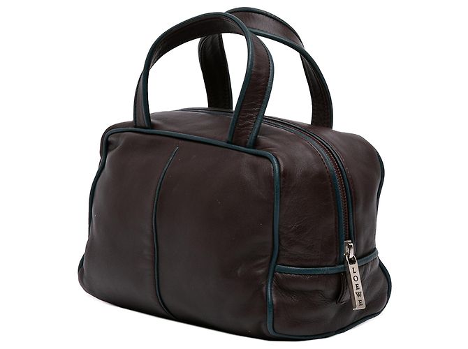 Borsa a mano in nappa marrone LOEWE - vista 2