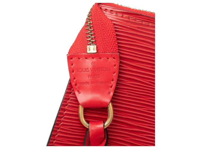 Borsa a tracolla Louis Vuitton Epi Pochette Accessoires rossa Rosso - vista 5