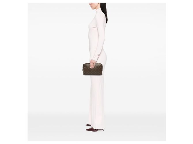 Necessaire Louis Vuitton Monogram marrone 28 Clutch Bag - vista 7