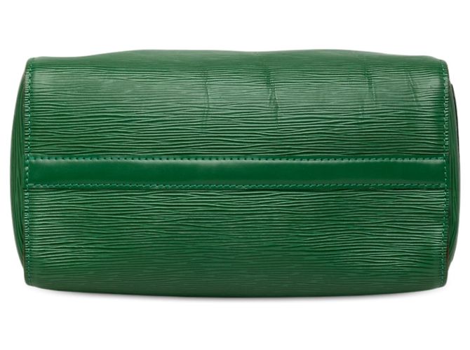 Borsa Boston Louis Vuitton Epi Speedy 25 verde - vista 3