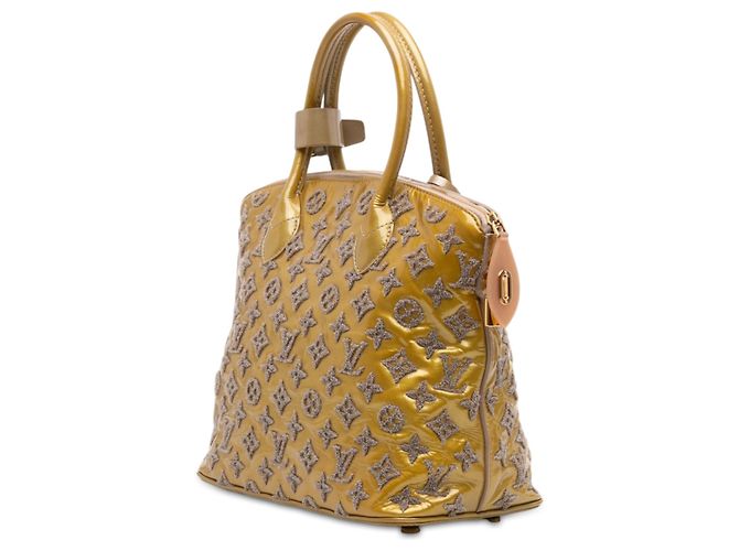 Gold Louis Vuitton Monogram Fascination Lockit Handtasche Golden - Ansicht 2