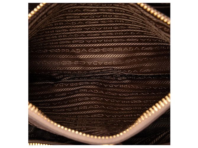 Bolso Prada Vitello Shine marrón Castaño - vista 4