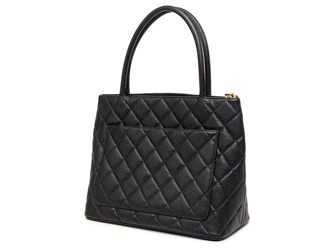 Tote Chanel Caviar Medallion nero - vista 2