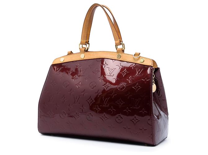 Bolso Louis Vuitton Monogram Vernis Brea MM rojo Roja - vista 2