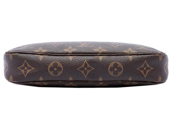 Borsa a tracolla Louis Vuitton Monogram Pochette Accessoires marrone - vista 3