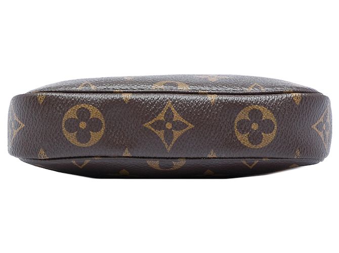 Borsa Louis Vuitton Monogram Mini Pochette Accessoires marrone - vista 3