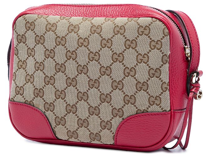 Borsa a tracolla Gucci GG Canvas rossa Bree Rosso - vista 2