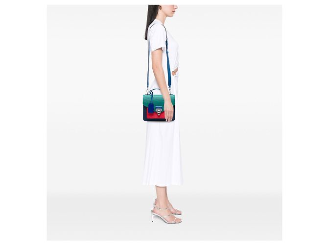 Borsa Louis Vuitton Multicolor Epi Neo Monceau verde - vista 6