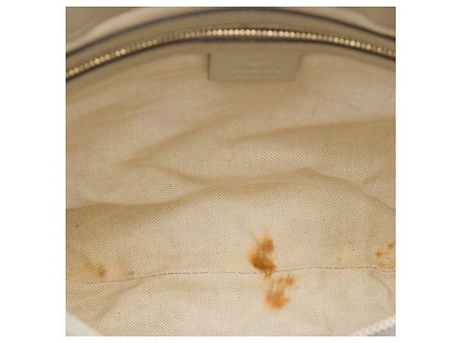 Borsa a tracolla Gucci GG Canvas Web bianca Bianco - vista 4