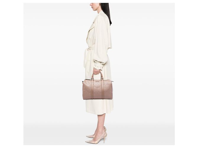 Borsa Boston Joy GG Imprime Medium marrone Gucci - vista 5