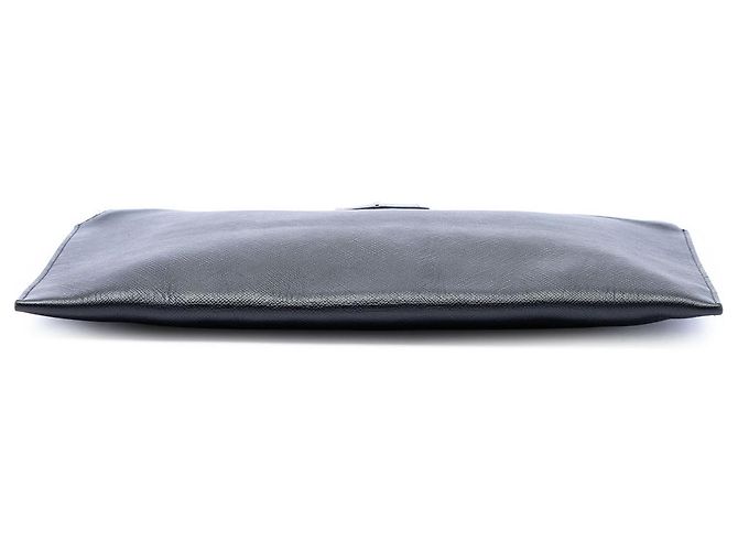 Clutch Wristlet Saffiano nero Prada - vista 3