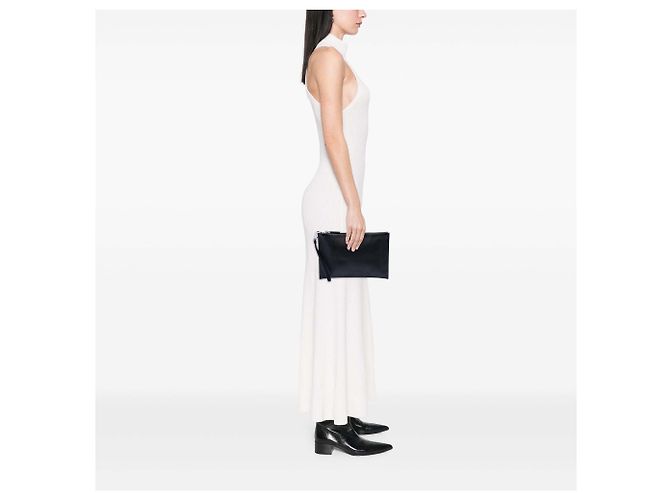 Clutch Wristlet Saffiano nero Prada - vista 6