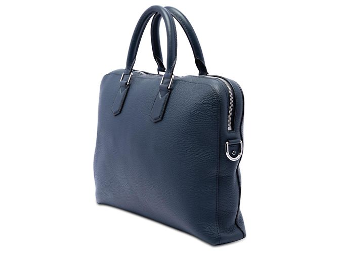 Mallette Business Bag en cuir Taurillon bleu Louis Vuitton - vue 2