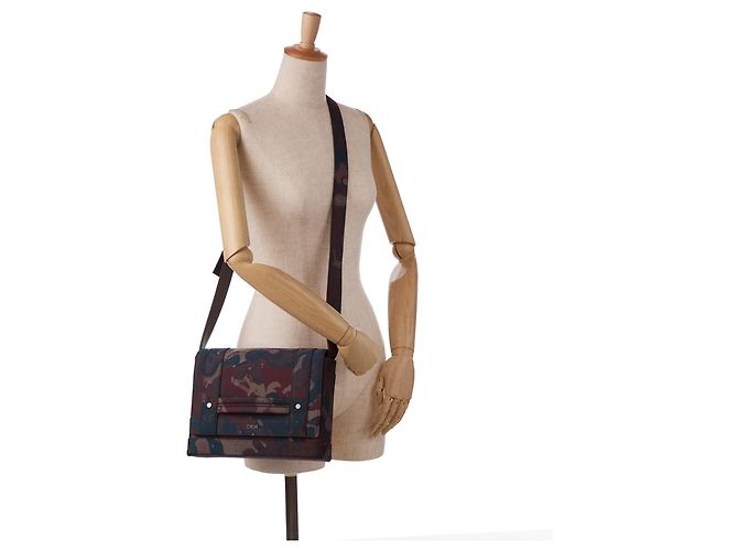 Borsa a tracolla marrone Dior x Peter Doig - vista 10