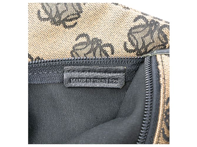 Tote in tela Anagram beige LOEWE - vista 6