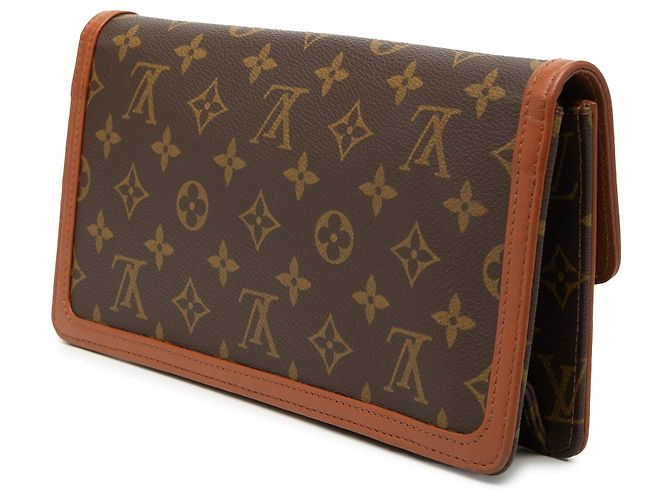 Clutch Louis Vuitton Monogram Pochette Dame PM marrón Castaño - vista 2