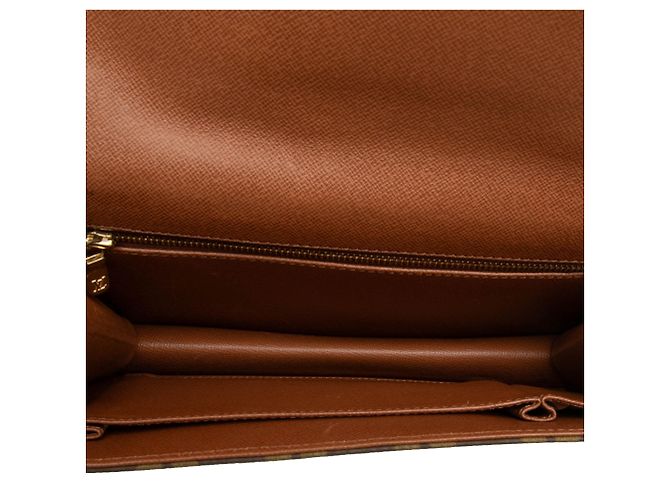 Clutch Louis Vuitton Monogram Pochette Dame PM marrón Castaño - vista 4