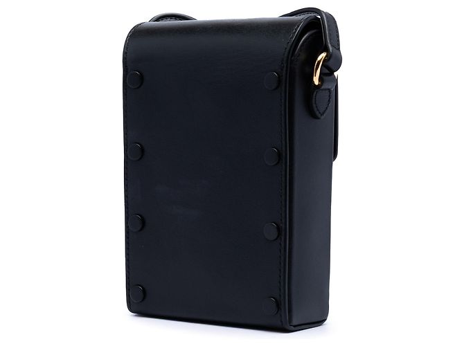 Borsa a tracolla Gucci Mini Leather Horsebit 1955 nera Nero - vista 2