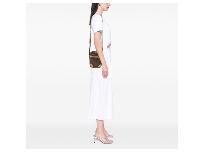 Borsa a tracolla Louis Vuitton Monogram Danube marrone - vista 7