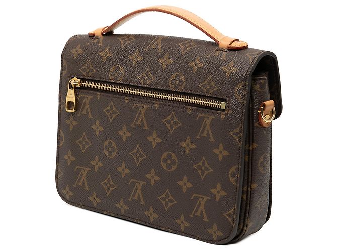 Borsa Louis Vuitton Monogram Pochette Metis marrone - vista 2