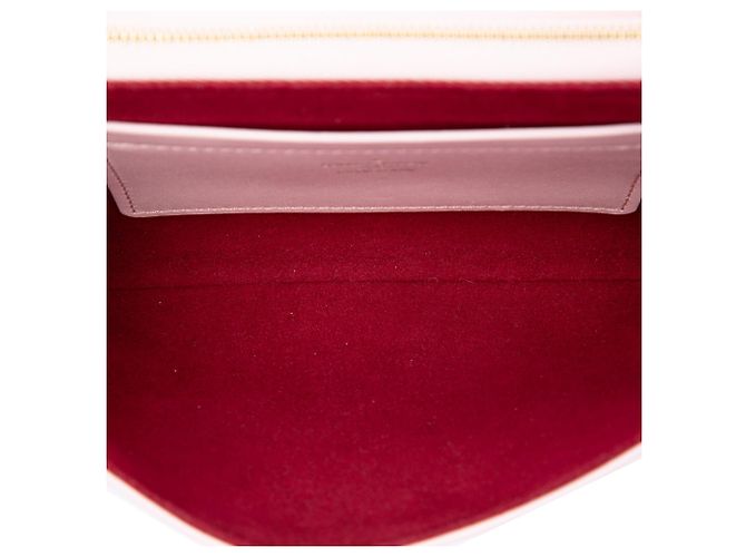 Louis Vuitton Monogram Prägedesign Lammleder Pochette Coussin Umhängetasche Rosa Pink - Ansicht 4