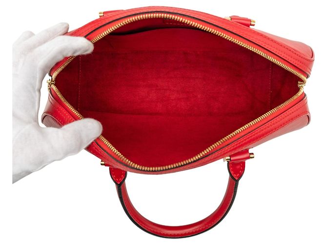 Borsa Louis Vuitton Epi Jasmine rossa Rosso - vista 4