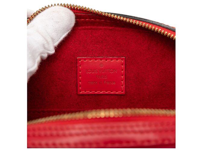 Borsa Louis Vuitton Epi Jasmine rossa Rosso - vista 5