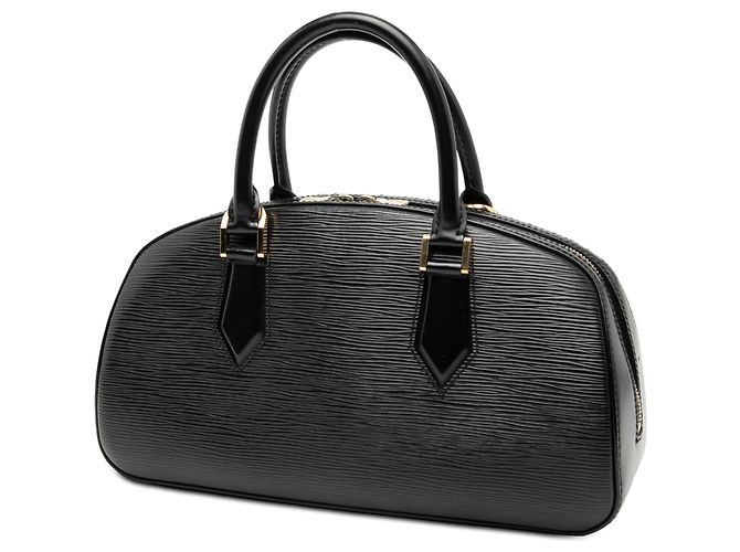 Borsa Louis Vuitton Epi Jasmine nera Nero - vista 2