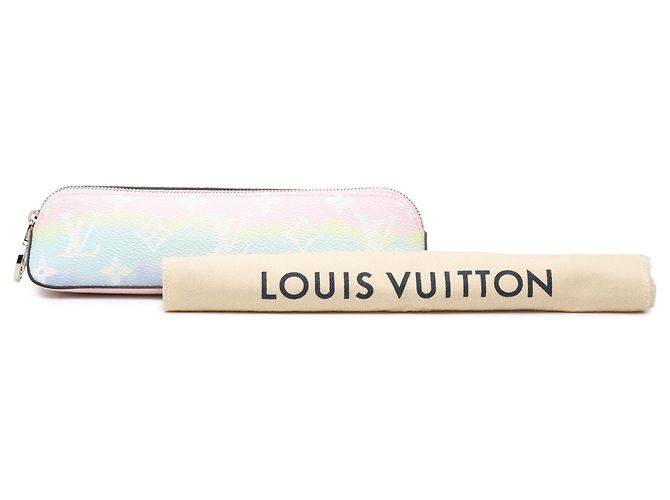 Astuccio per matite Louis Vuitton Monogram Giant Escale Elizabeth Rosa - vista 8