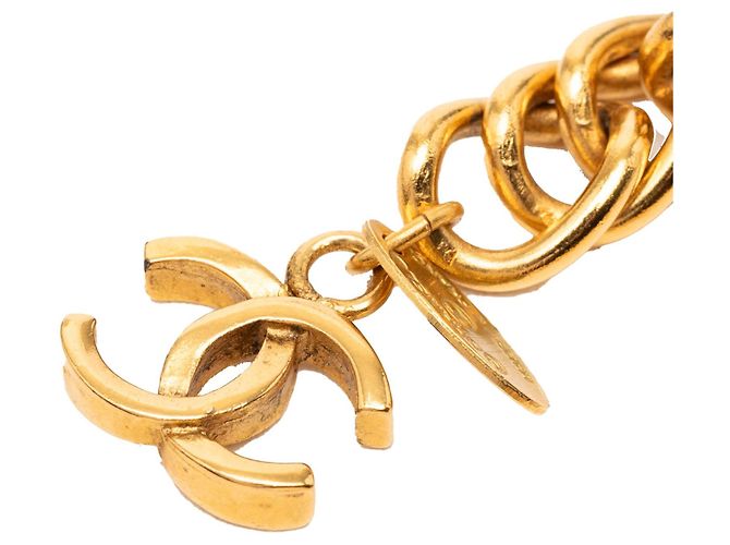 Chanel CC Gold Plated Double Sun Chain Link Gürtel Gold Golden - Ansicht 3