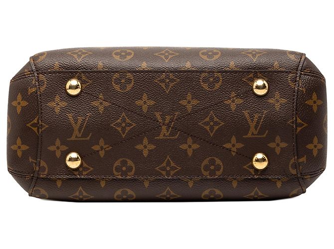 Bolsa Louis Vuitton Monogram Montaigne BB com alça trançada marrom - vista 3