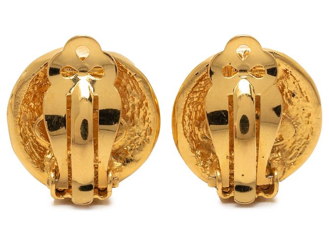 Orecchini a clip rotondi 31 Rue Cambon placcati oro Chanel Gold D'oro - vista 2